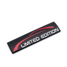 New Matte Black Limited Edition Metal 3d Emblem Sport Racing Badge Sticker Decal New Matte Black Limited Edition Metal 3d Emblem Sport Racing Badge Sticker Decal