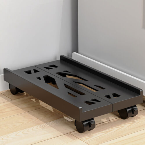 Computer Tower Stand CPU Holder Stand with 4Caster Wheel for Most Desktop Towers - Picture 5 of 18