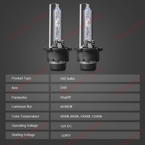 35W 55W D1S D2S D3S D4S 5K 6000K 8000K 10000K Car HID Headlight Xenon Lamp Bulb - Picture 21 of 21