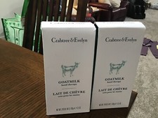 LOT OF 2 CRABTREE EVELYN GOAT MILK HAND THERAPY 3.5 OZ NEW IN BOXES FREE SHIP