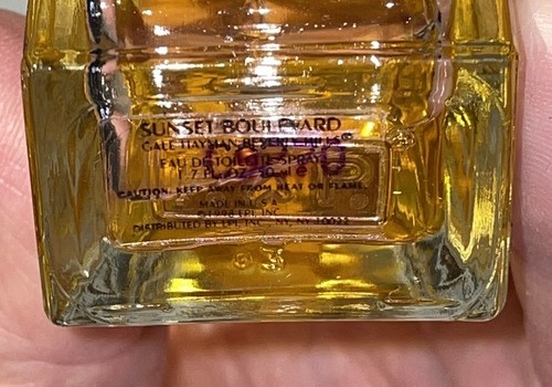 Vintage SUNSET BOULEVARD Gale Hayman Beverly Hills 1.7 oz EDT Spray Damaged Box - Picture 4 of 9