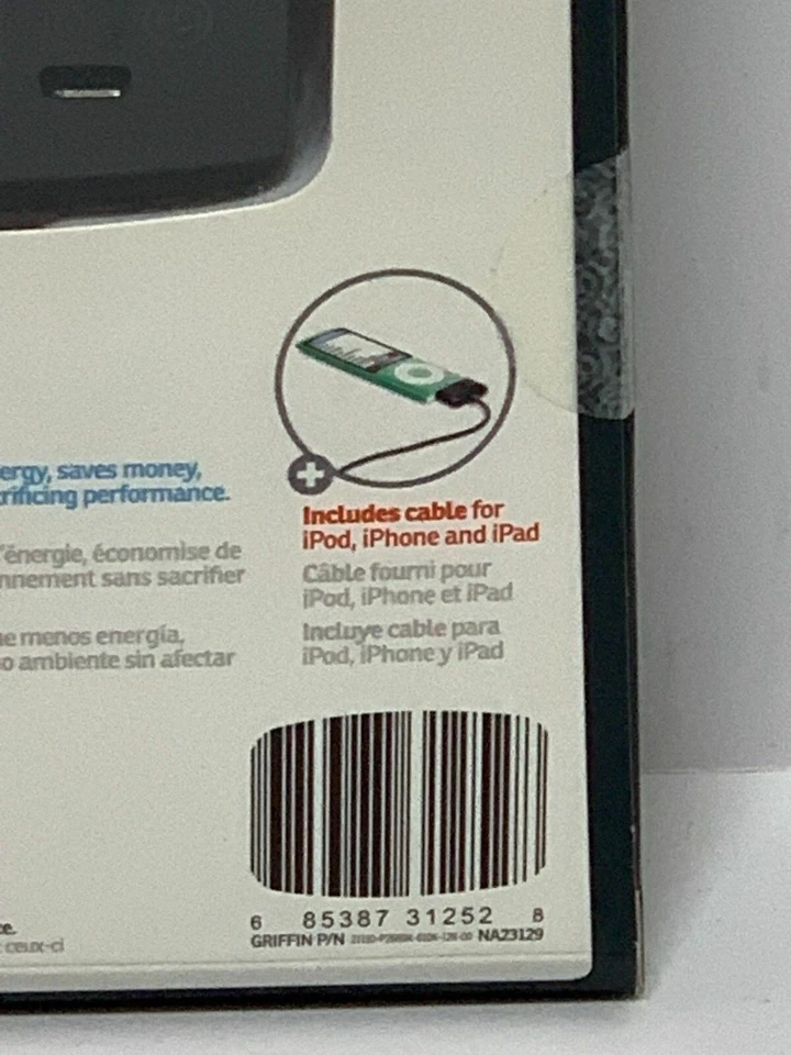 Griffin Wall Charger Apple 30-pin Data Cable for iPad 3/2/1 iPhone 4S/4 - Image 3 of 4