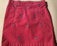 EUC PRE-OWNED GIRLS VINEYARD VINES CORDUROY SKIRT WITH PINEAPPLES SZ-12