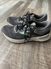 Brooks Transcend 7 Women's Running Walking Athletic Shoe Gray Green Size 9 B