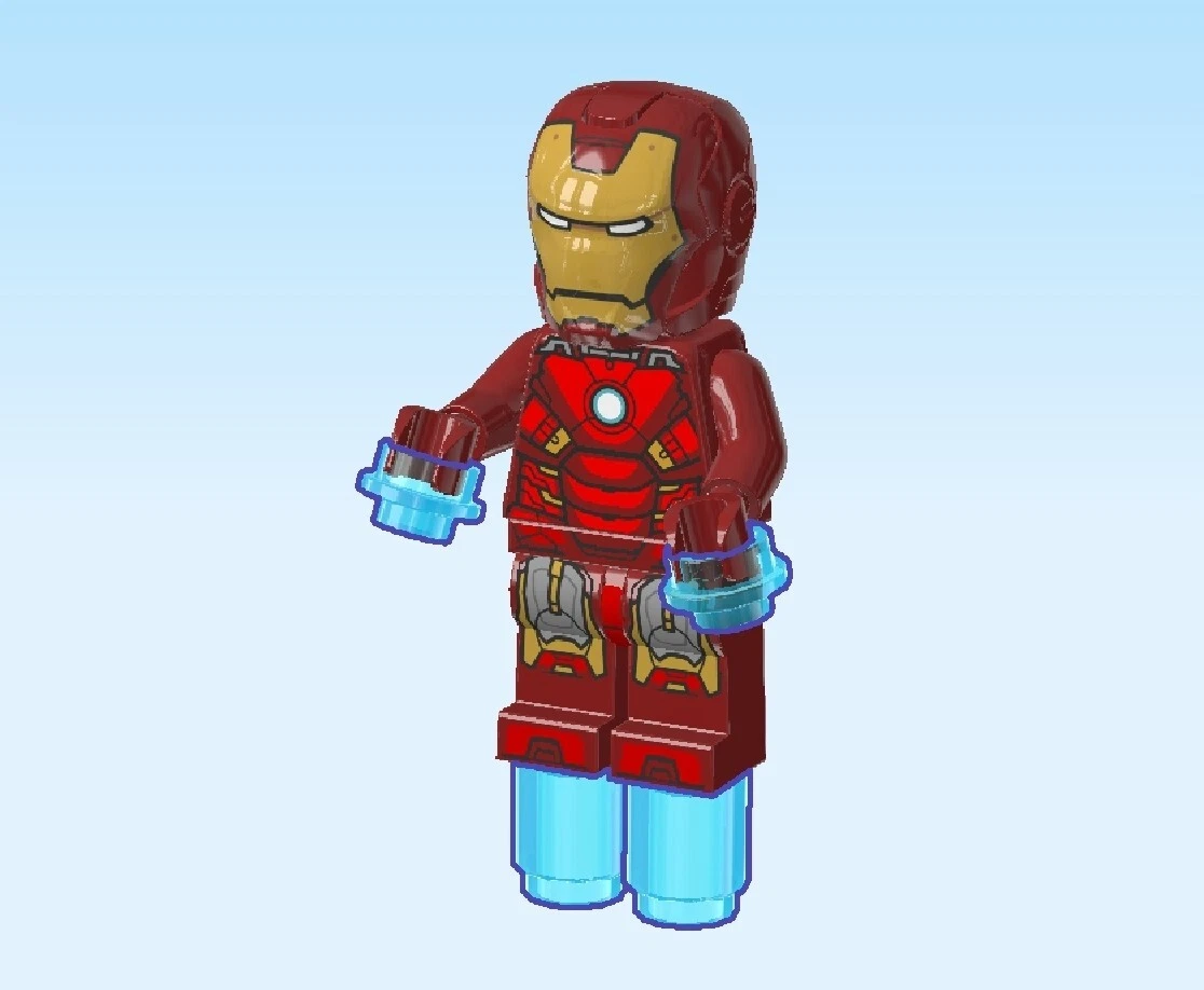 Lego iron man mk7 hotsell