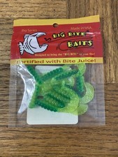 Big BiteBait Fat Grub Tractor Green-Brand New-SHIPS N 24b HOURS