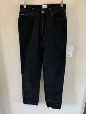 Calvin Klein Jeans Black Crushed Corduroy Pants Size 8