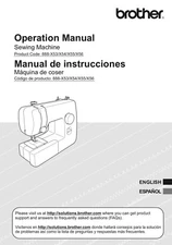 Brother JX2517 Manual Sewing Machine Owners Instruction Reprint English Only