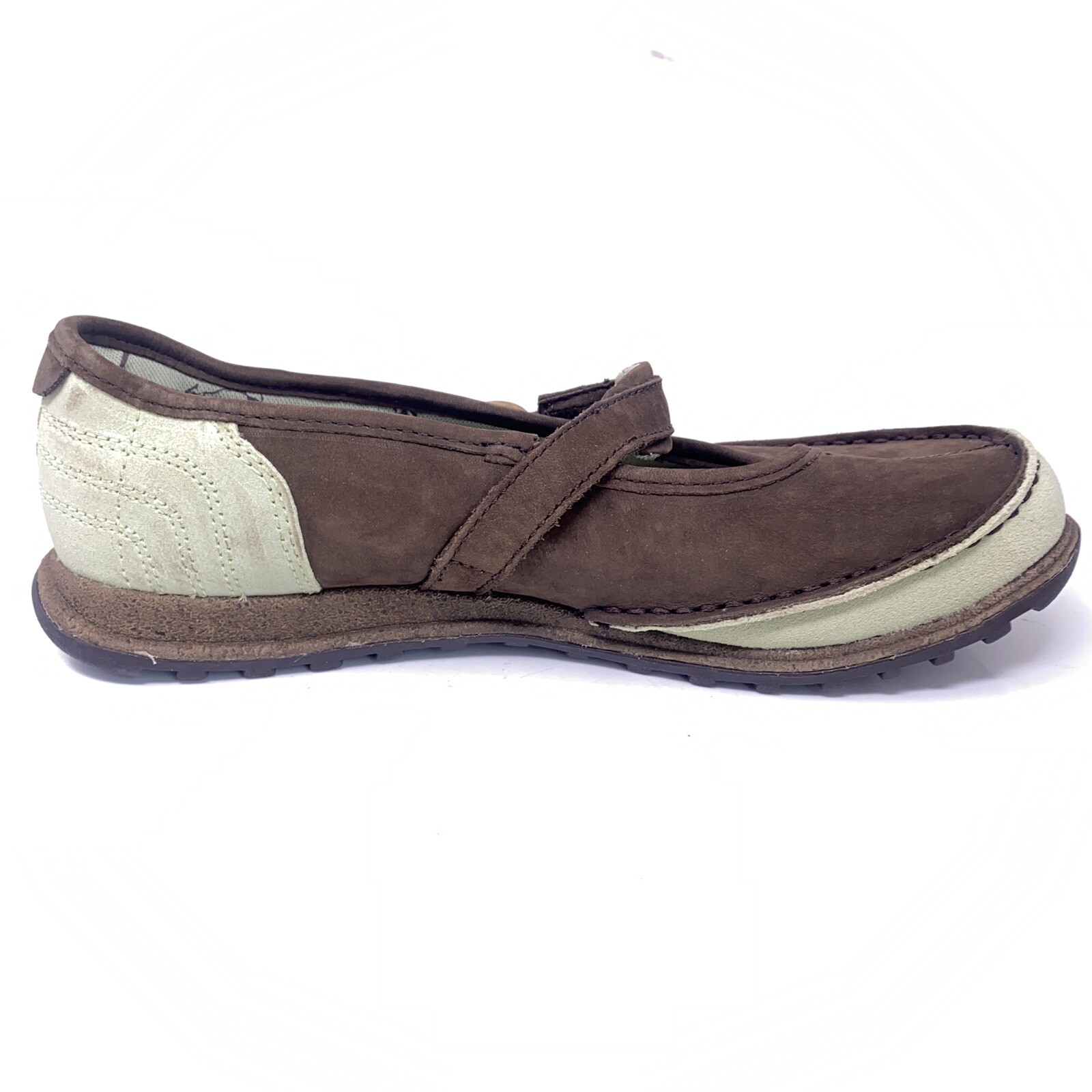 The North Face Sydney Womens sz 8.5 M Brown Slip On Mary Jane Loafers Shoes Flat thumbnail 2