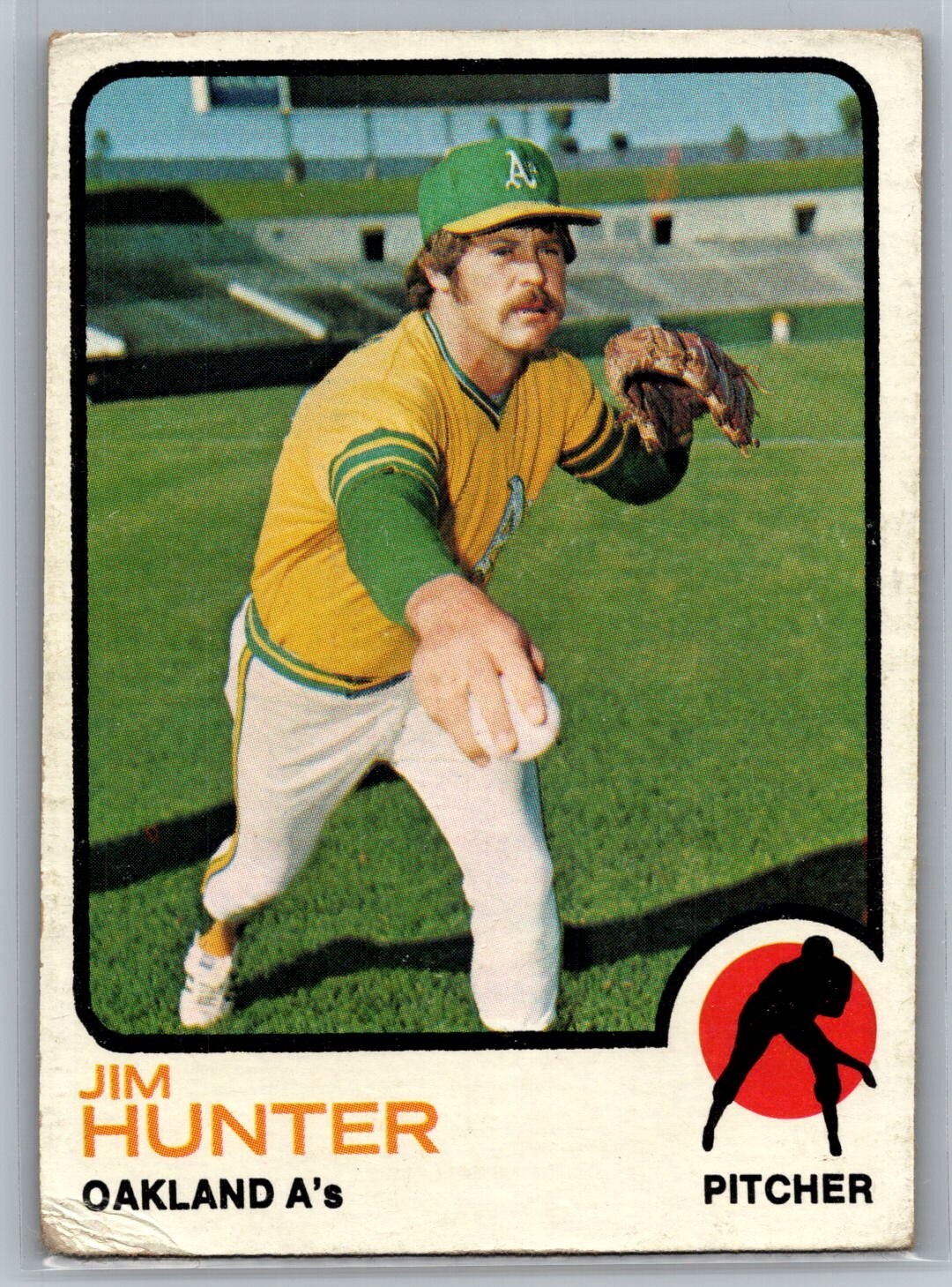 #235 Jim Hunter 1973 Topps