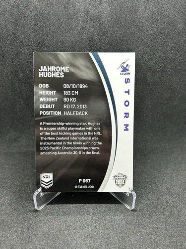 JAHROME HUGHES 2024 NRL Elite Silver Specials – P067 Melbourne Storm - Picture 2 of 2