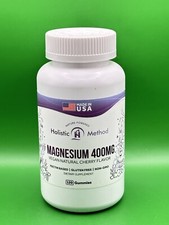 Holistic Method Magnesium Supplement, 400mg C...