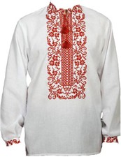 Ukrainian embroidered shirt for man, sorochka, vyshyvanka of cotton, all sizes