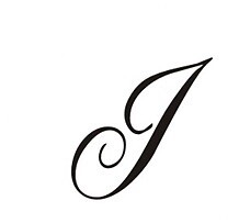 FANCY SCRIPT SINGLE LETTER OR LETTERS (YOU CHOOSE) TEMPLATE STENCIL ...