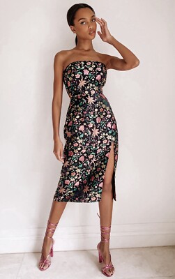 adrienne halter neck midi dress Tie Halter Neck A-Line Poplin Midi Dress – shopaleena