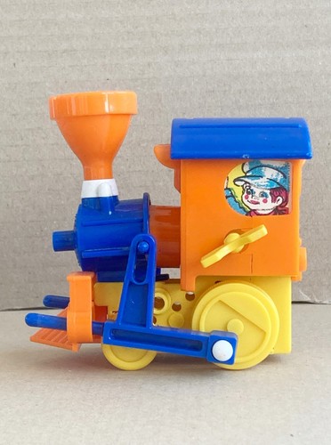 Soviet toy Steam Train - mechanical winding - plastic - in original package - Picture 2 of 13