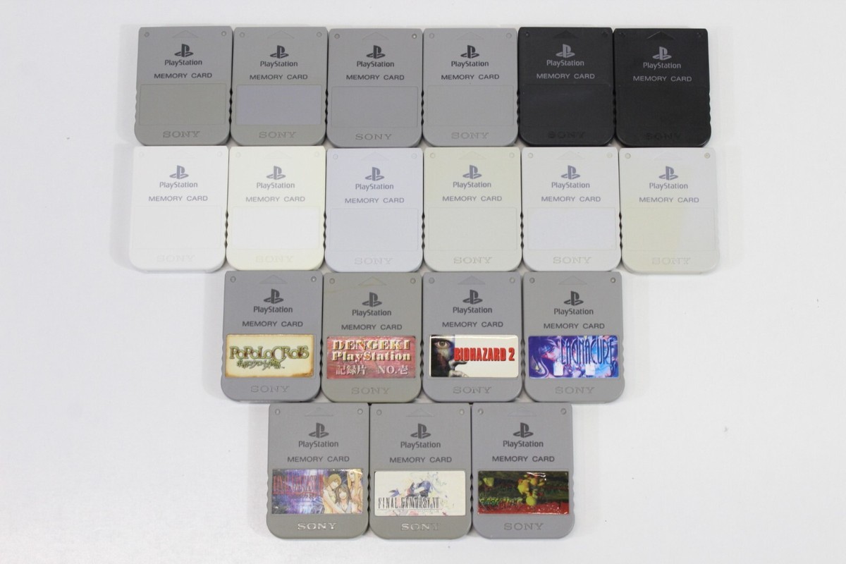 初代 プレステ Memory Card Amazon.com: Memory Card: Gray - PlayStation : Video Games