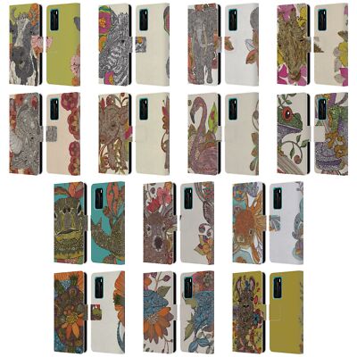 OFFICIAL VALENTINA ANIMALS AND FLORAL LEATHER BOOK CASE FOR HUAWEI PHONES 4