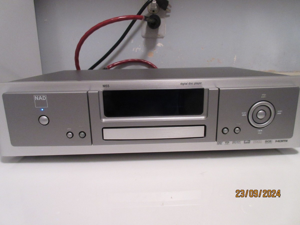NAD M55 CD/DVD/SACD TRANSPORT BOX MANUAL REMOTE FOR PARTS OR