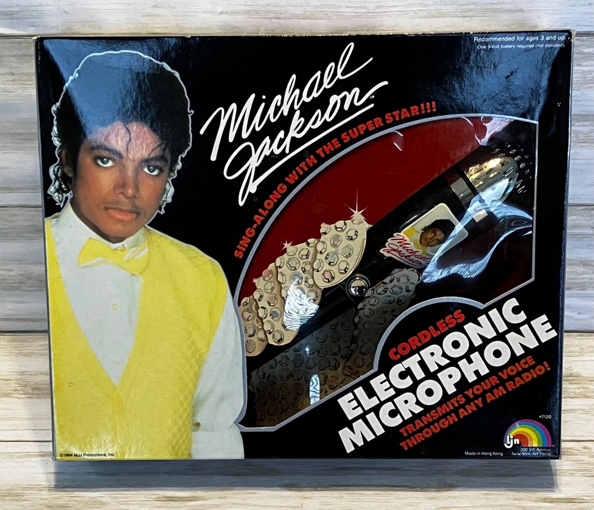 洋楽 Michael Jackson Michael Jackson LJN Cordless Electronic Microphone #7120 1984 MJJ