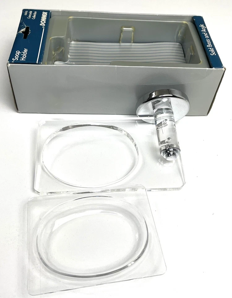 Wall Mounted Clear Acrylic Soap Dish Holder for Bathroom - Image 4 of 4