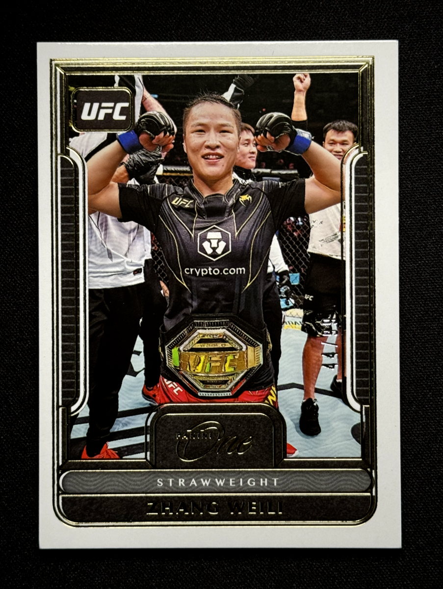 Zhang Weili 💥 UFC CHAMPION - 2023 Panini Chronicles UFC One /99! | eBay