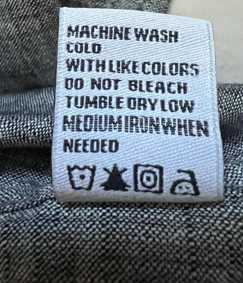 PD & C Warm Grey Long Sleeve Dress Shirt Button Up Pockets Size XL - Image 4 of 4