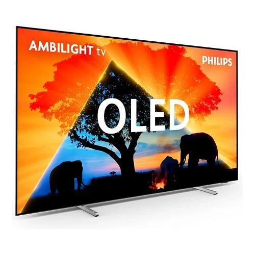 Smart TV 77" 4K UHD OLED Titan OS AMBILIGHT Classe F Grigio 77OLED769/12 Philips - Foto 2 di 3