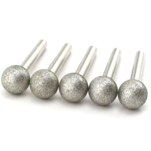Broca de molienda de diamante con cabeza esférica de 15 mm recubierta puntos montados bolas redondas - Imagen 3 de 5