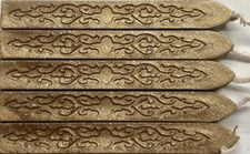 Shimmering Tan Sealing Wax (with wick), 5 Sticks - Make Unique Wax Seals!