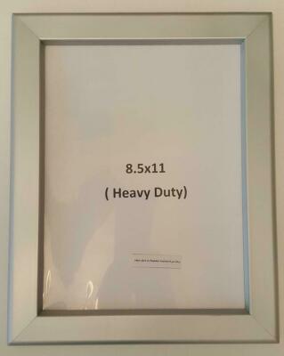 Elevator Notice Frame 8.5 x 11 (Heavy Duty - Aluminum)--REF24-1027