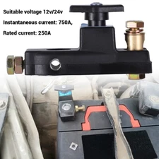 Universal 12-24v Car Battery Disconnect Isolator Cut Off Switch Battery Terminal