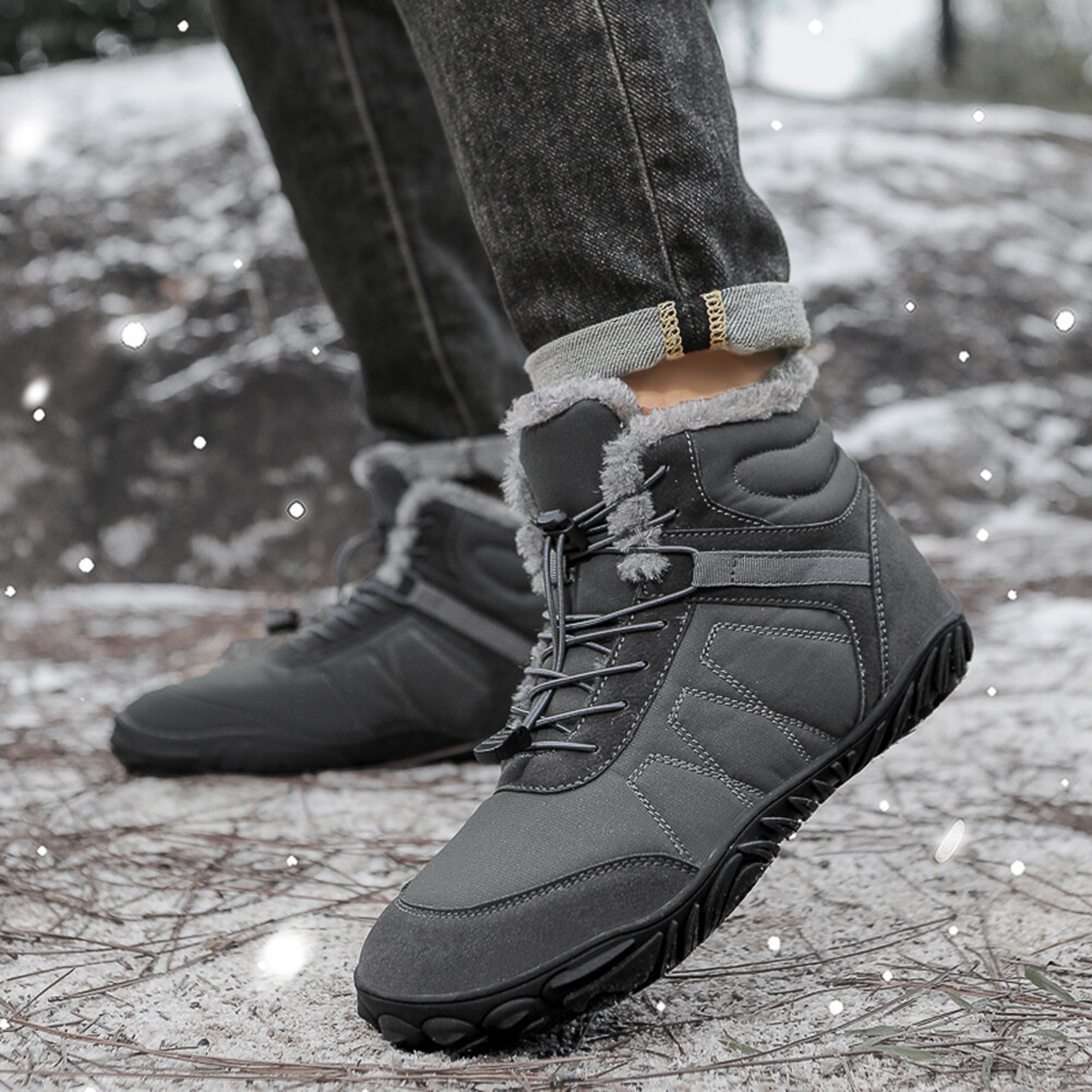 SAOLA Scarpe da trekking a piedi nudi impermeabili stivaletti alti antiscivolo per escursionismo arrampicata