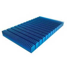 Blue Tone Aluminum Heat Radiator Heatsink Cooling Fan 150x85x12mm Computer