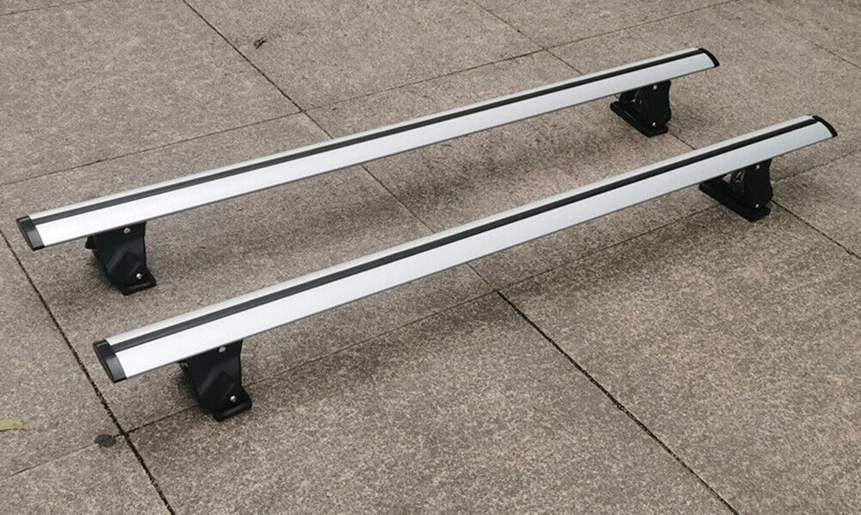 Se adapta a Hyundai Santa Fe 2005-2011 barra transversal portaequipajes sin techo Foto 3 de 4