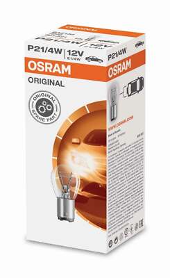 10x Stück P21/4W 12V 21/4W BAZ15d OSRAM Autolampe Glühbirne