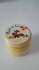 boite a dent de lait en bois décor ourson plage bain de soleil parasol bouée PM