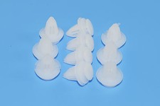 10PCS VOLVO WHITE BODY TRIM SIDE MOULDING RETAIN CLIPS
