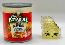 SHOPKINS Real Littles Super Glitter Chef Boyardee Beef Ravioli!