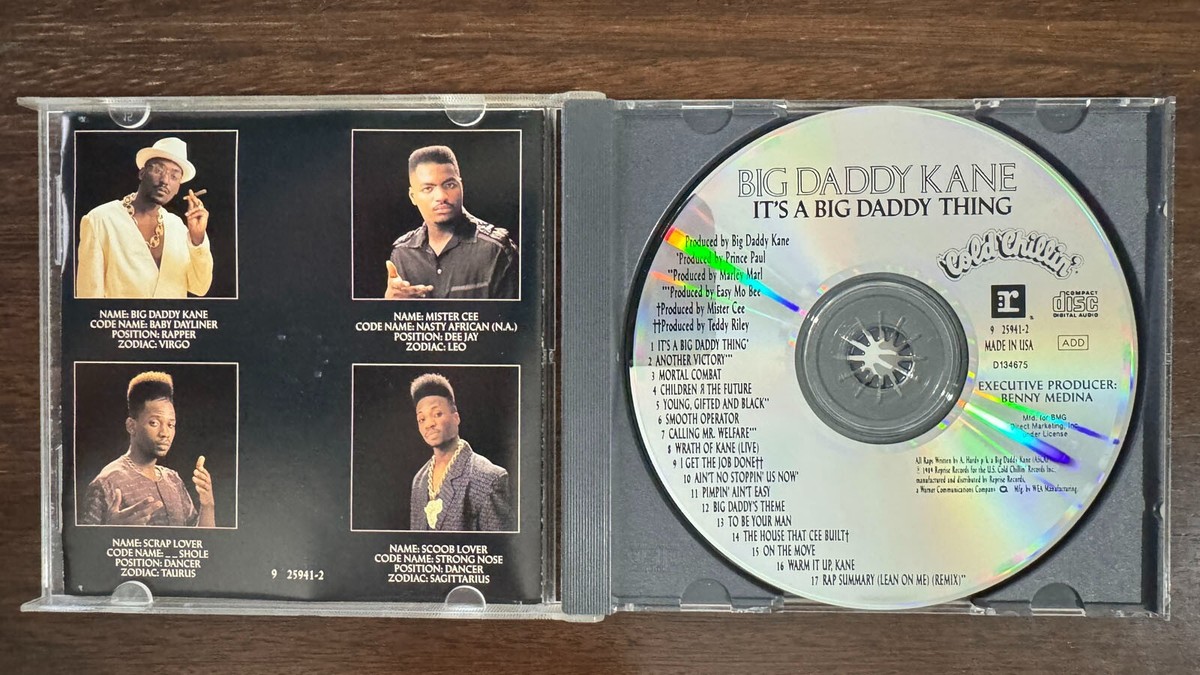 米LP Big Daddy Kane Its A Big Daddy Thing 125941,9259411 Cold Chillin, Reprise Records /00250 LP Big Daddy Kane It's A Big Daddy Thing 125941,9259411 Cold