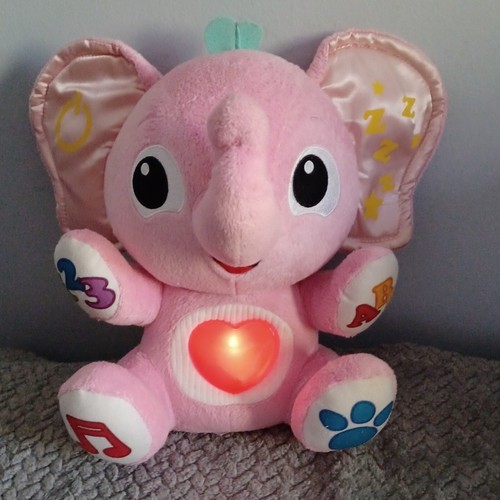Little Tikes My Buddy LALA ELAPHANT Interactive Pink TOY Plush Infant Works - Picture 2 of 7