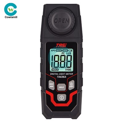 TA636A Digital Light Meter Digital Illuminance Meter Handheld Ambient Photometer