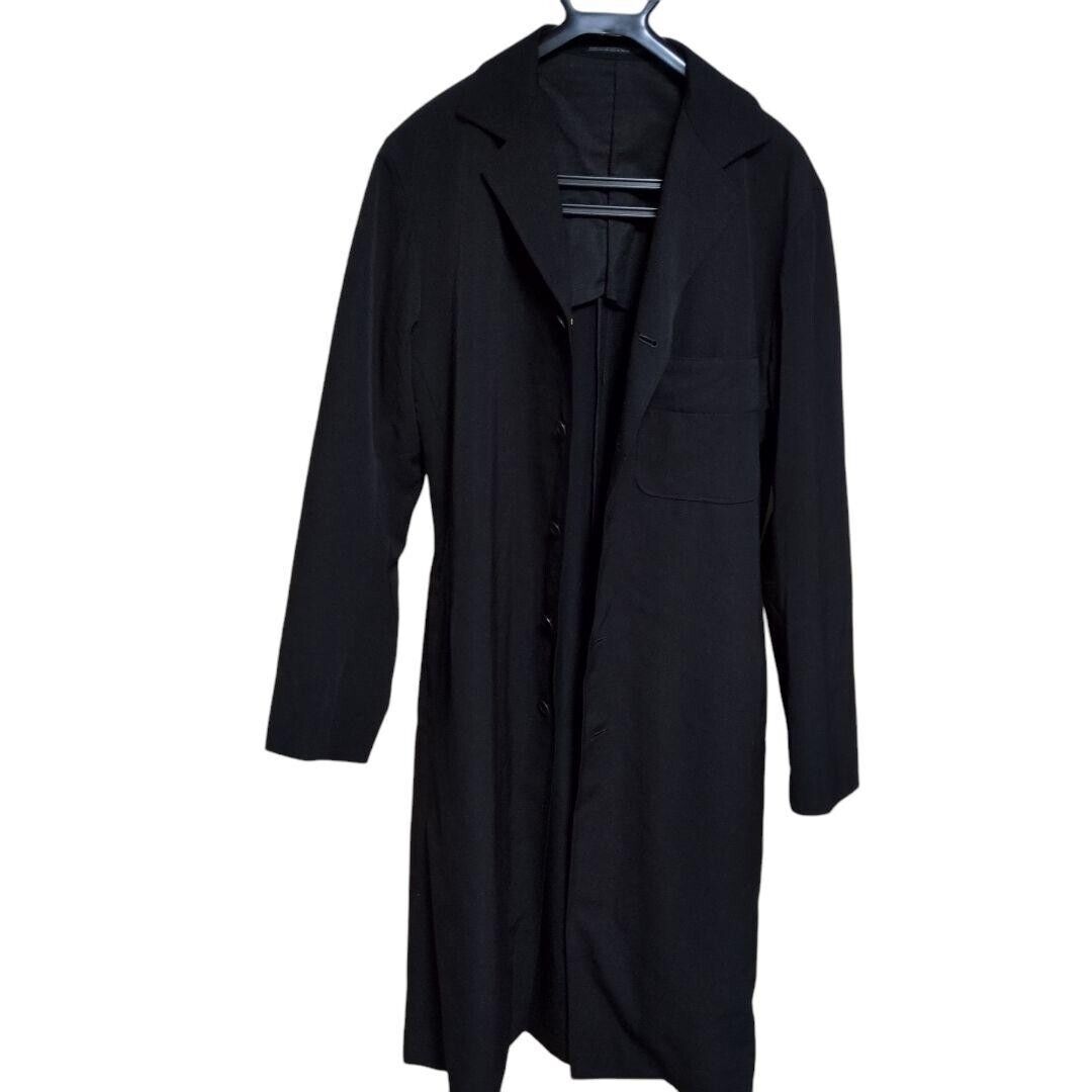 YOHJI YAMAMOTO Y's for men chesterfield coat black size 4 YOHJI YAMAMOTO Y's for men chesterfield coat black size 4