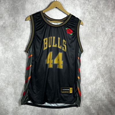 Chicago Bulls Stadium Giveaway Jersey Mens L Black Kick 10 Patrick Williams