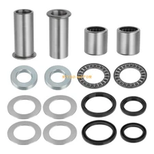 Swing Arm Bearings Seals Bushings Kit For SUZUKI RM125 RM250 96-08 RMZ250 RMZ450
