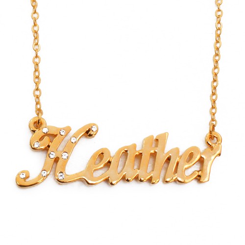 HEATHER 18ct Gold Plating Necklace With 