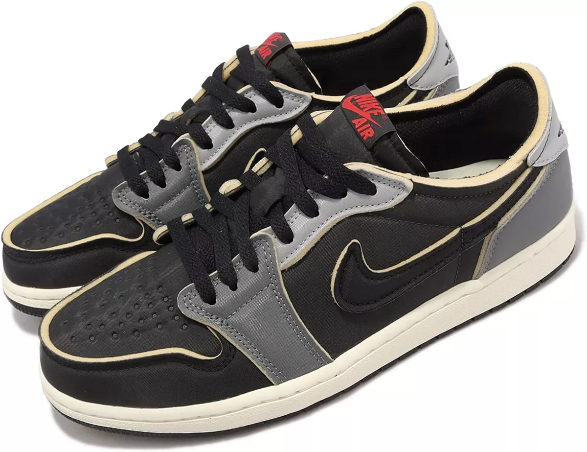 Nike Air Jordan 1 Low OG EX Black and Smoke Grey sneaker shoes ...