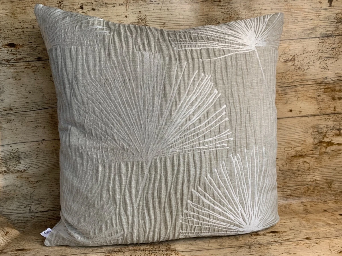 Silver cushion covers shop ebay