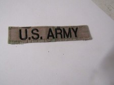 MILITARY PATCH SEW ON NAME TAPE TAG US ARMY OCP MULTICAM WITH NAME U.S. ARMY