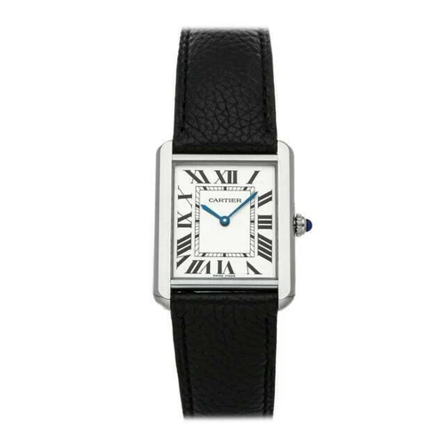 Cartier Cartier Tank Armbanduhren mit Leder-Armband